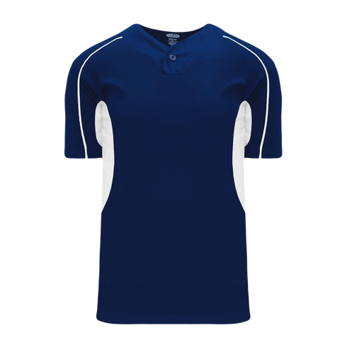 Athletic Knit One Button Pro Placket Baseball Jersey with Underarm Inserts (BA1745)